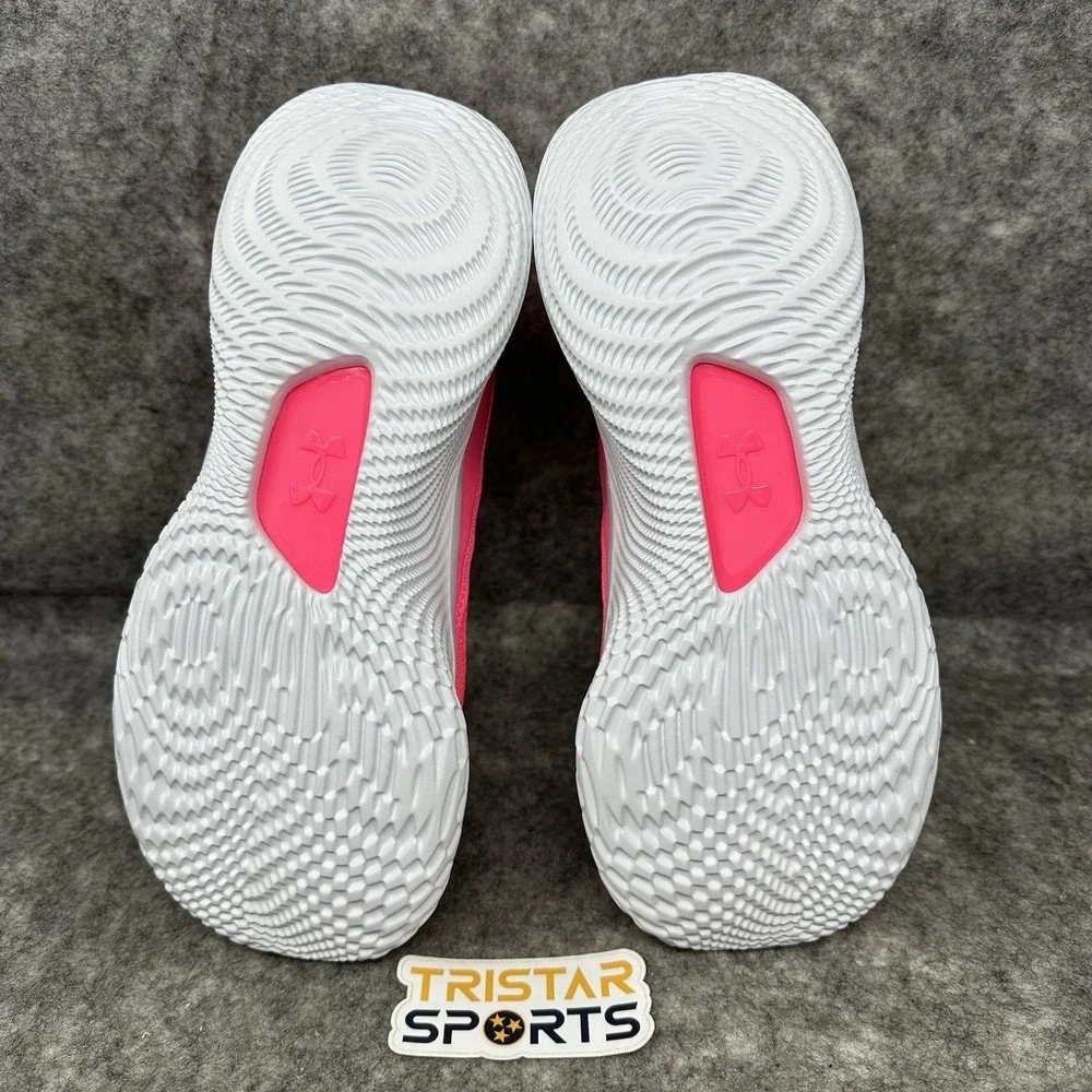 Under Armour Curry 8 NM Basketball Shoes Mens Sz 12.5 Pink White Steph Curry